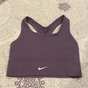 Nike Women's Padded Pro Longline Sports Bra - Amethyst Smoke